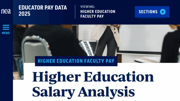 NEA 2025 Faculty Salary Update